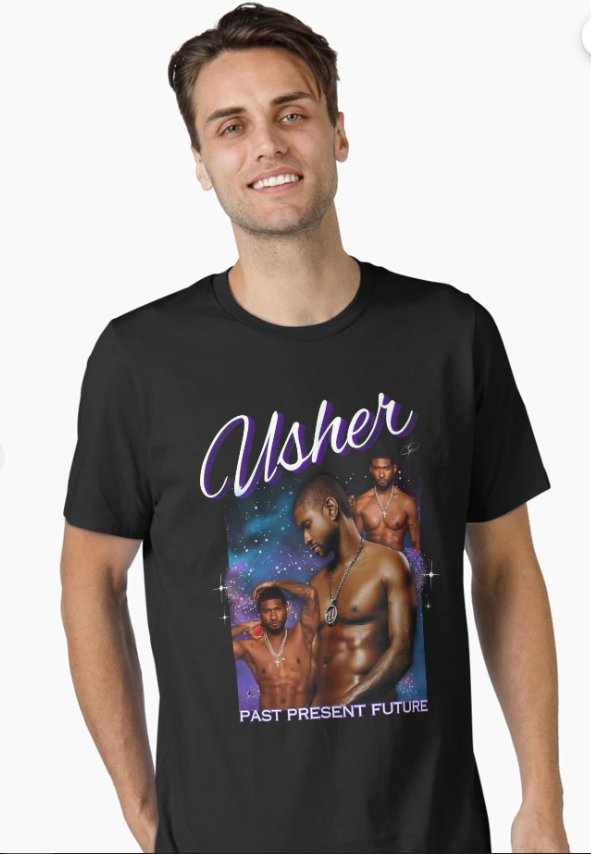 Usher Past Present Future Vintage Essential T-Shirt