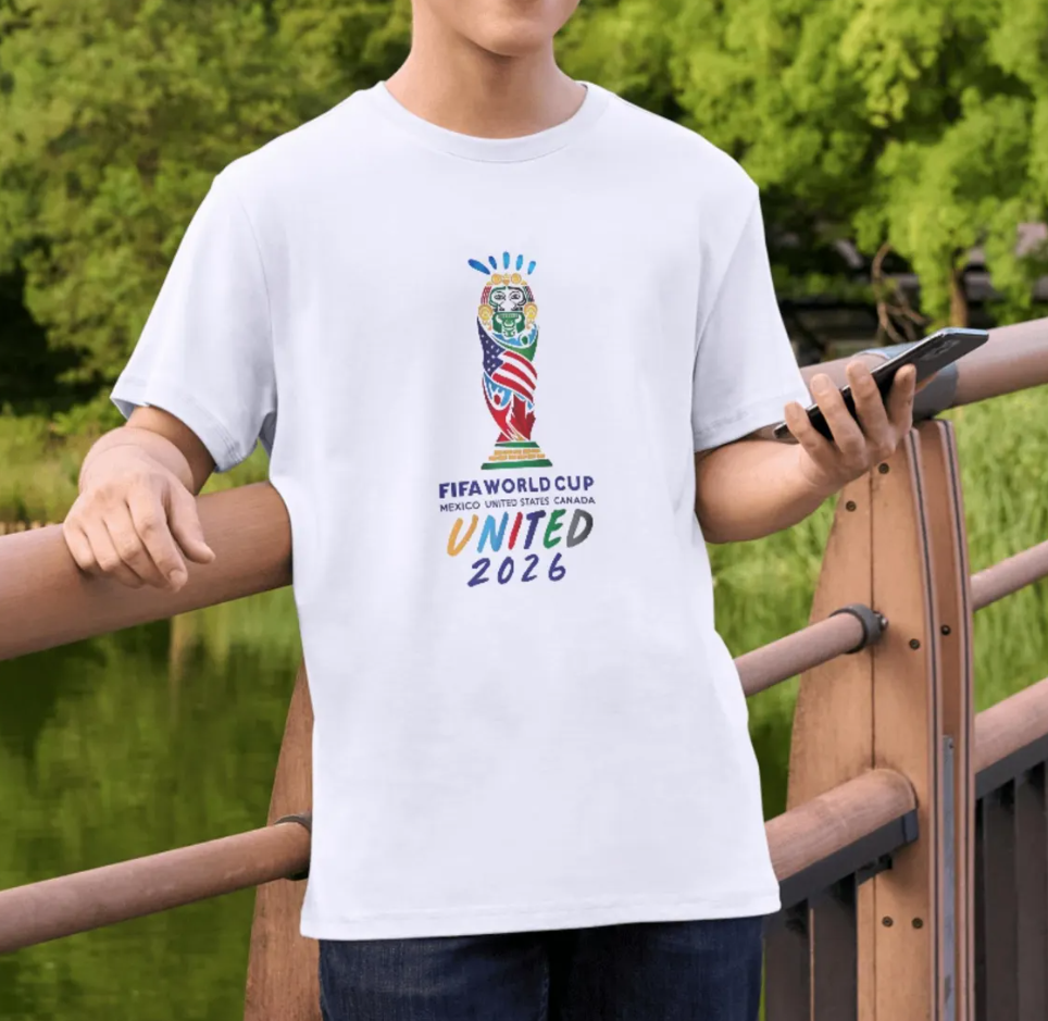World Cup 2026 Trophy Graphic Tee | Soccer Tournament Shirt