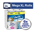 Charmin Toilet Paper Ultra Soft, 24 Mega XL Rolls