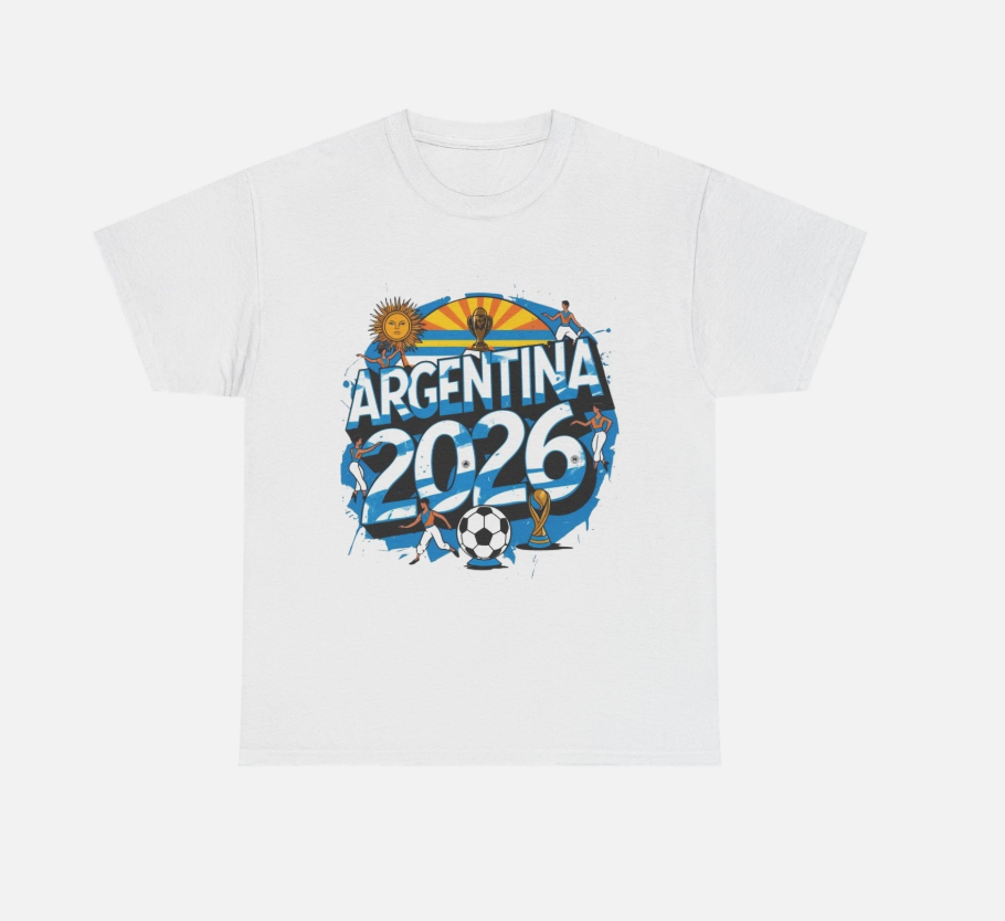 Argentina 2026 FIFA World Cup T-Shirt | Messi Fan Gift | Albiceleste | Unisex