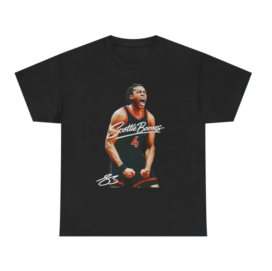Scottie Barnes Toronto T Shirt Toronto Basketball Player Tee