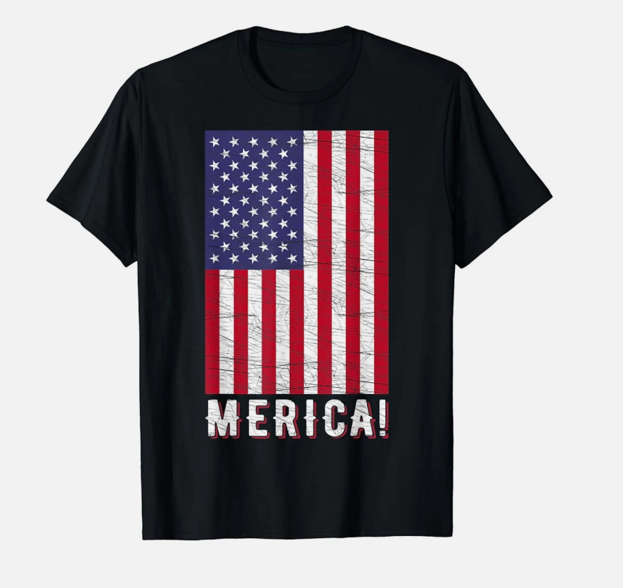 USA 4th of July Independence Day USA American Flag Patriotic T-Shirt