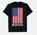USA 4th of July Independence Day USA American Flag Patriotic T-Shirt