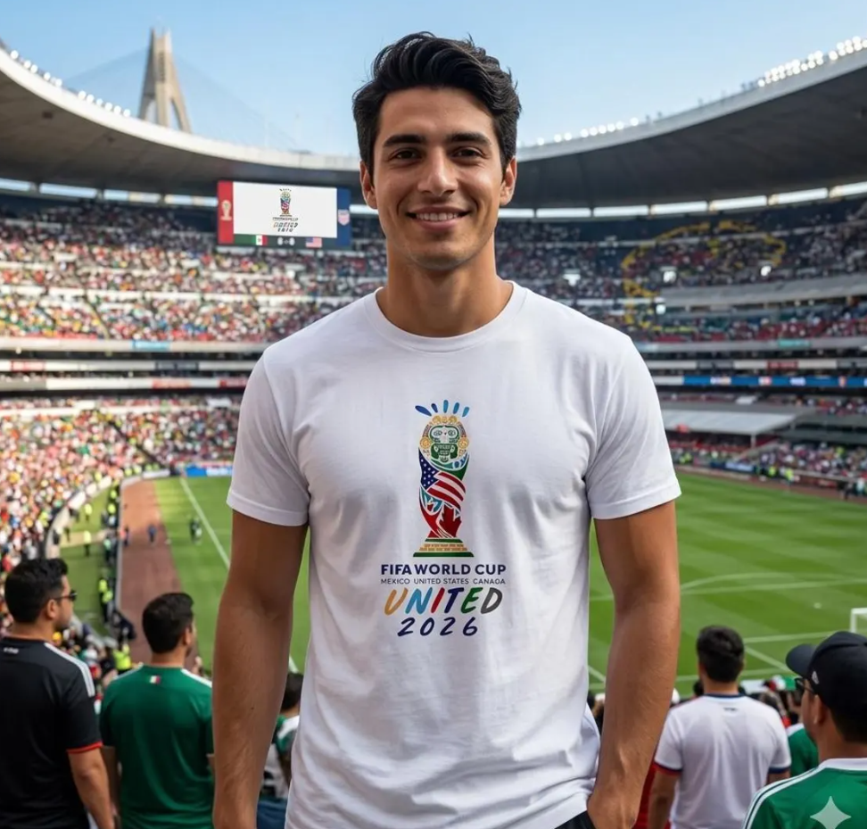 World Cup 2026 Trophy Graphic Tee | Soccer Tournament Shirt