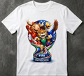 World Cup 2026 Soccer Mascots, Custom USA Canada Mexico Football Tee