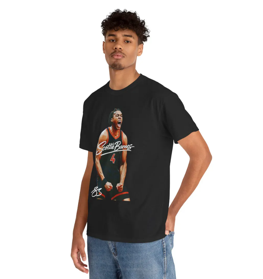 Scottie Barnes Toronto T Shirt Toronto Basketball Player Tee