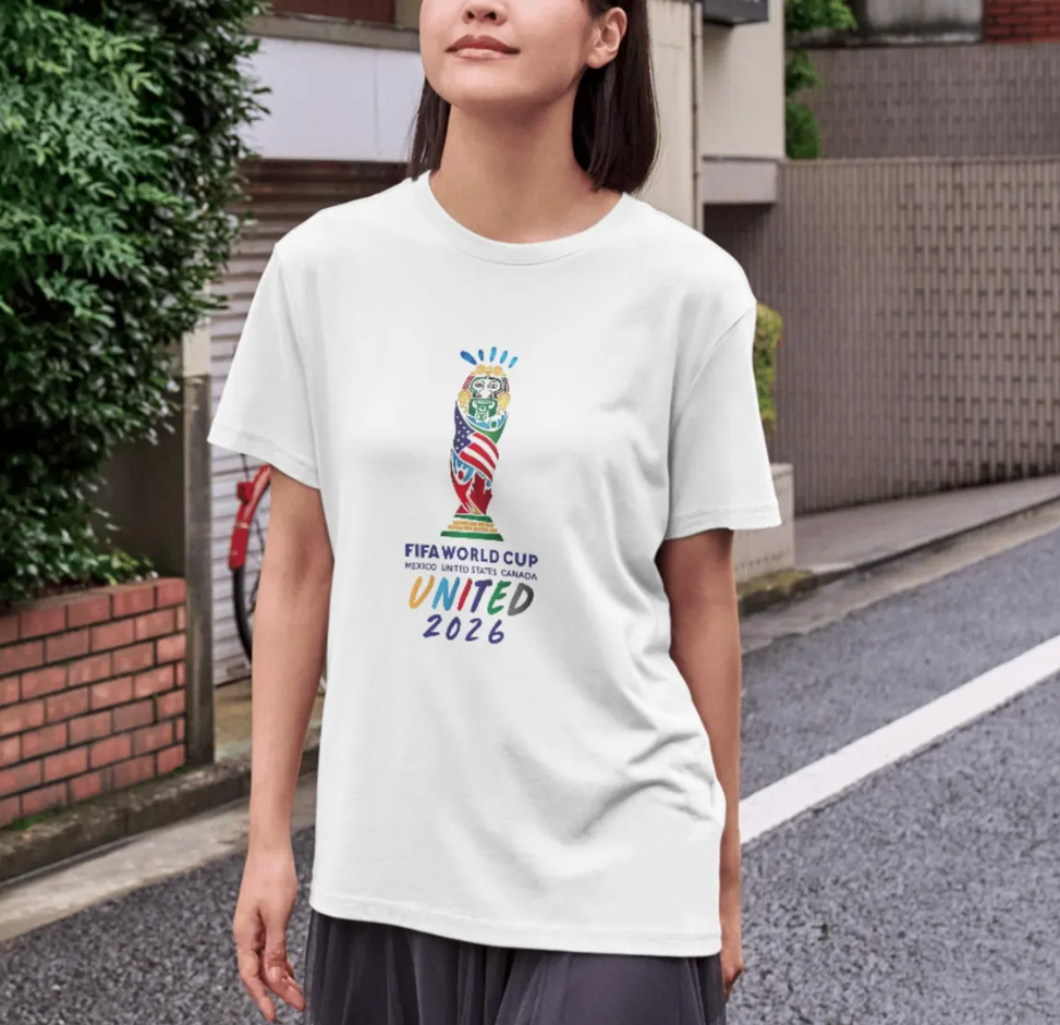 World Cup 2026 Trophy Graphic Tee | Soccer Tournament Shirt