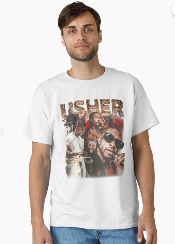 Usher 90s Rap Music Inspired Graphic Shirt Classic T-Shirt