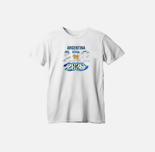 Argentina Soccer Country Flag T-Shirt World Cup 2026 Adult Unisex Football Tee