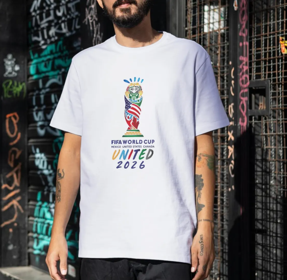 World Cup 2026 Trophy Graphic Tee | Soccer Tournament Shirt