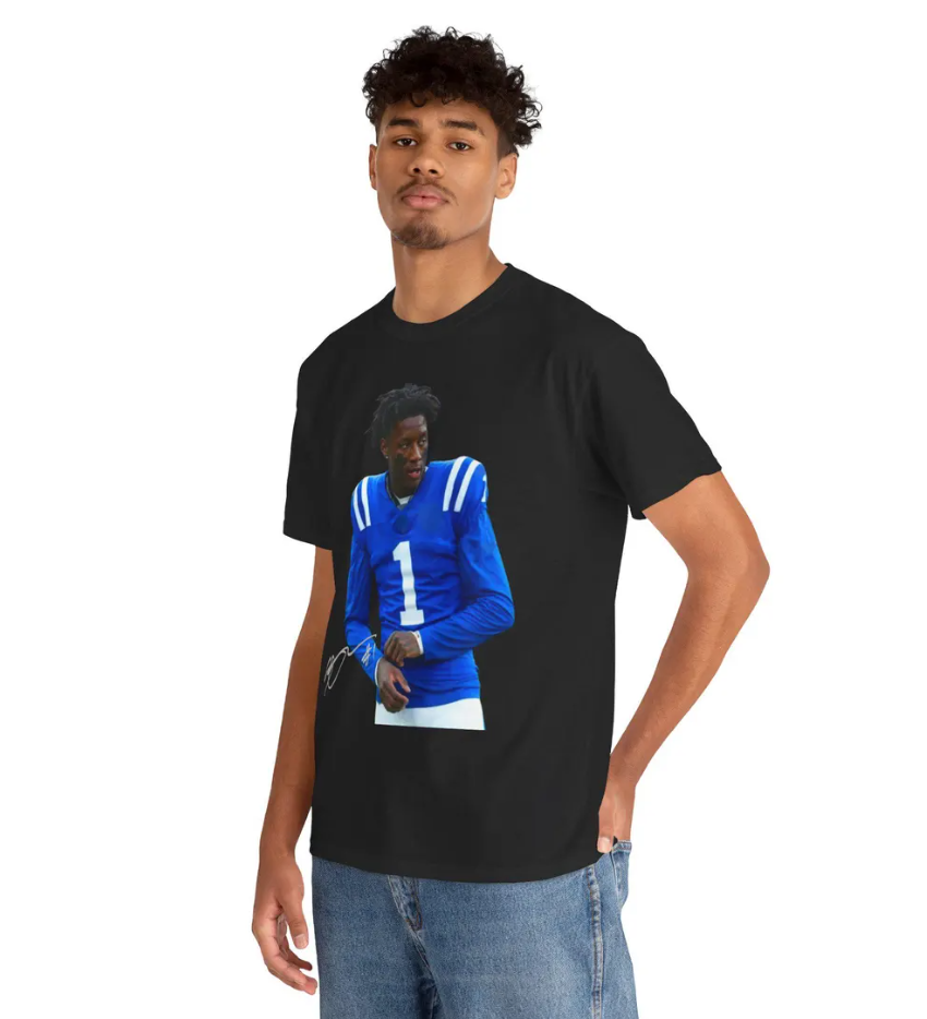 Sauce Gardner Indianapolis T Shirt Autograph Edition