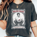 Bruno Mars T-Shirt, The Romantic Tour Vintage Rap Sweatshirt, 90s Retro Music Merch Hoodie