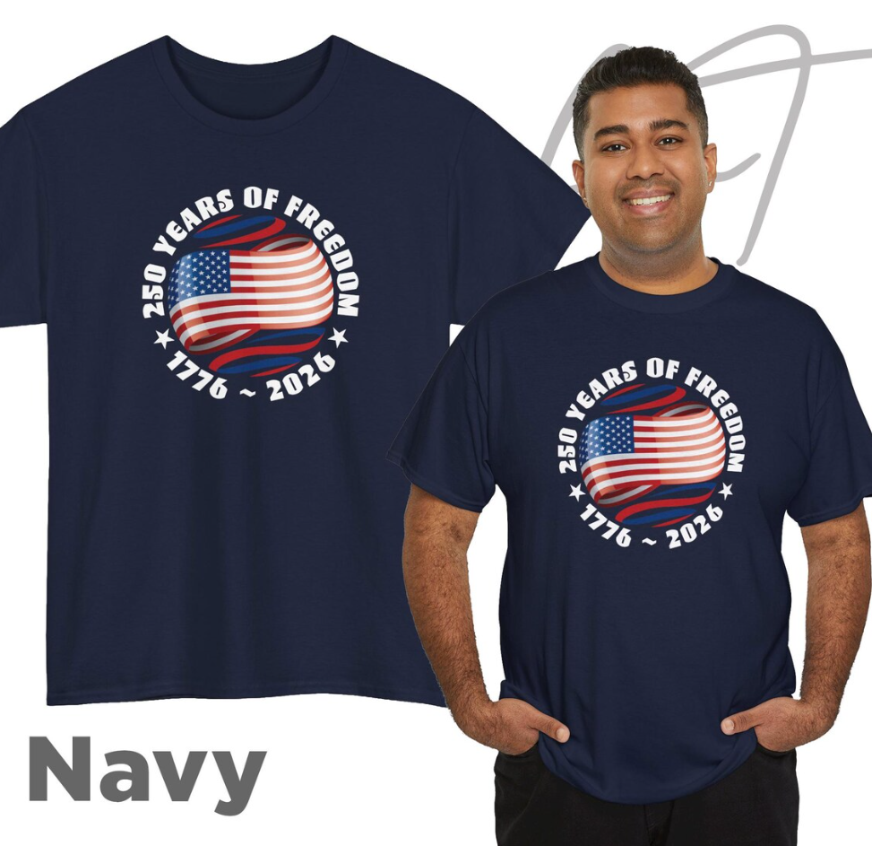 USA 250th Anniversary Shirt — 1776-2026 Patriotic Tee — Semiquincentennial Pride