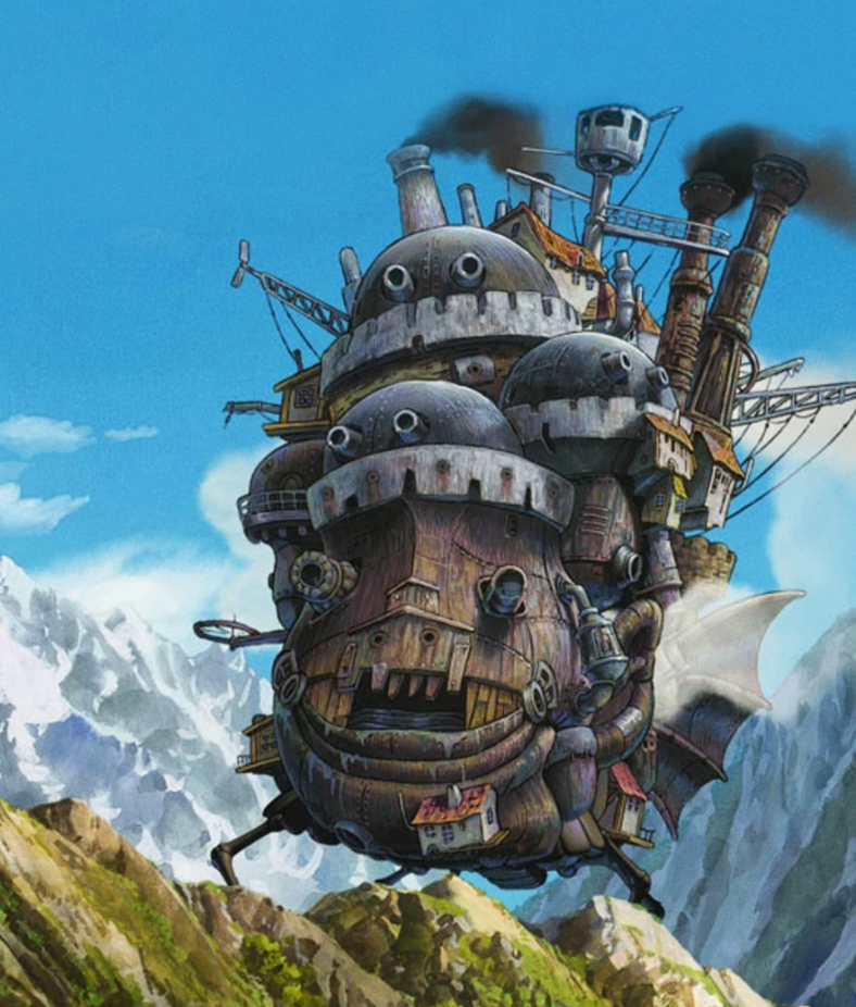 Howl's Moving Castle Movie Poster Anime
