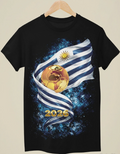 WC 2026 INSPIRED Cool Unisex Black T-Shirt - Uruguay