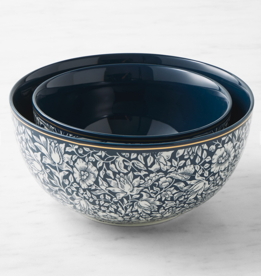 Morris & Co. x Williams Sonoma Bluebell Mixing Bowls