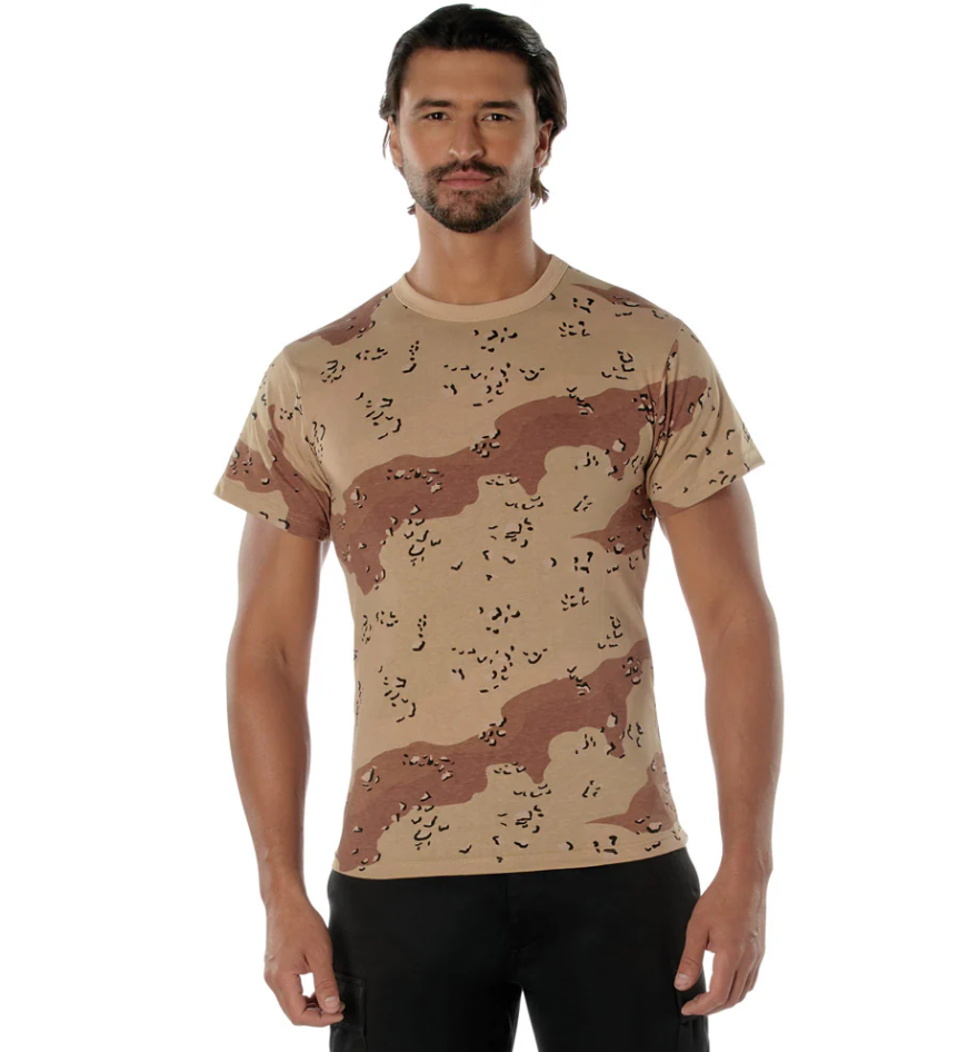 Desert Camouflage Short Sleeve T-Shirt