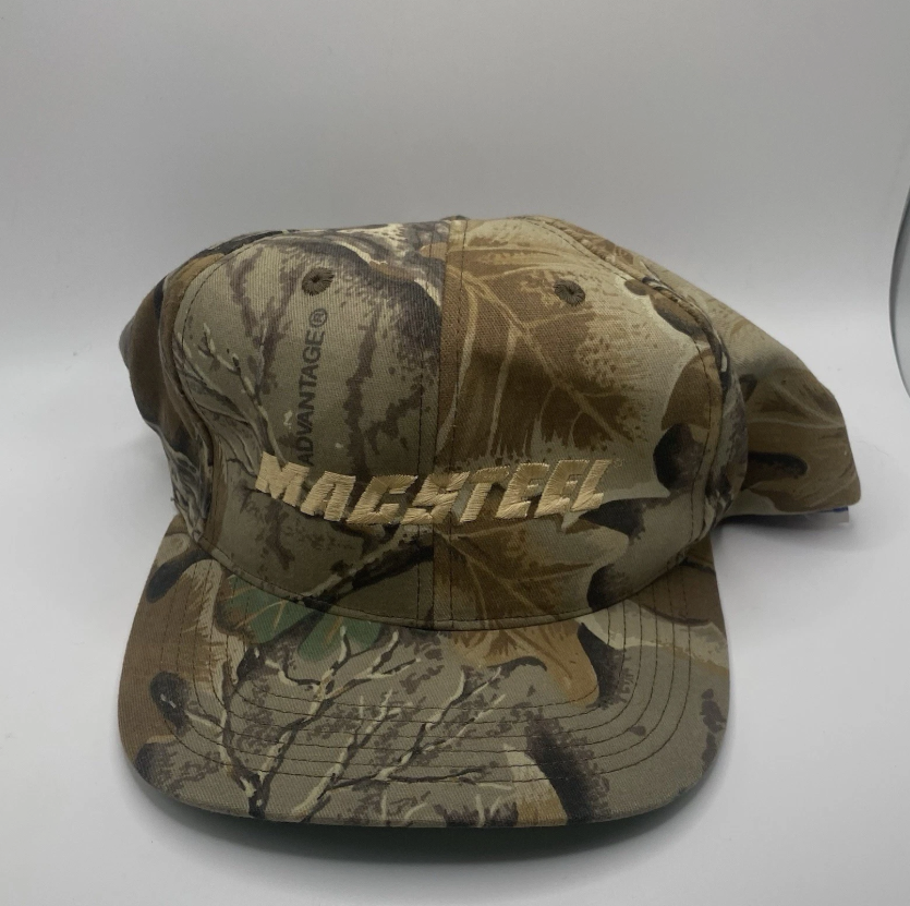 Vintage Camo Hat Cap Snapback 80s 90s Made In USA