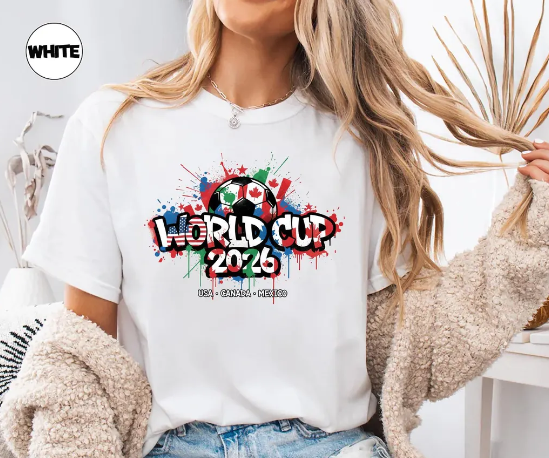 world cup 2026 shirt soccer fan tee usa canada mexico football shirt