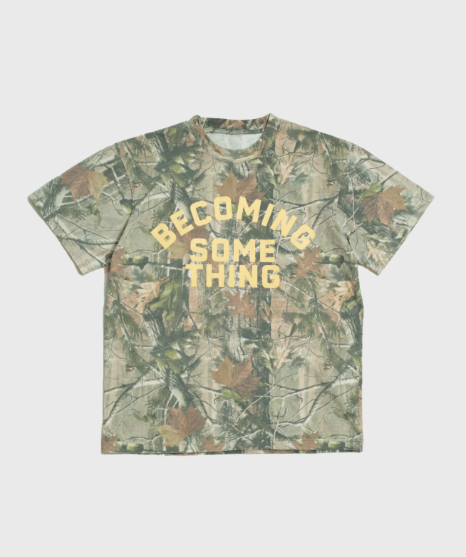"Becoming Something" Vintage Heavyweight Camo Tee