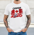 Canada 2026 Soccer T-Shirt, Canadian Flag Football Fan Tee, Global Soccer 2026 Souvenir Shirt, Canada National Team Fan Gift, Futbol Canada