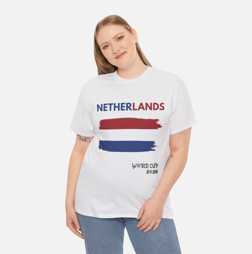 Netherlands World Cup 2026 Soccer Football T Shirt | Dutch Supporter Tee Unisex