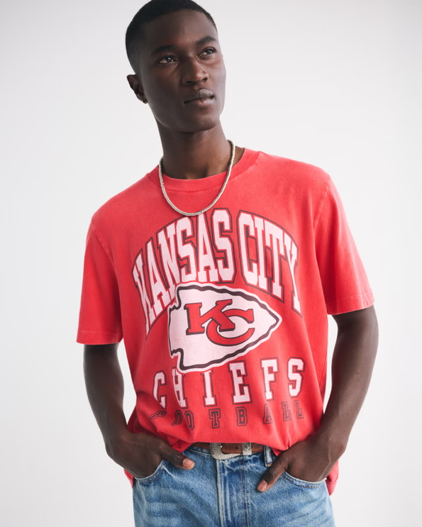 Kansas City Chiefs Vintage Inspired Graphic Tee - Vintage NFL Fan Shirt