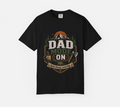 Dad Mode On T-Shirt Rustic Camping Axe Badge, Outdoors Dads Father's day