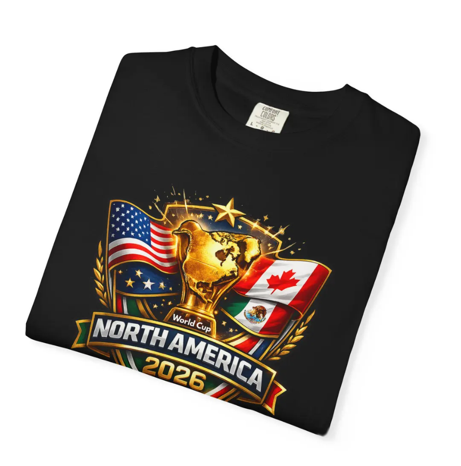 North America 2026 Soccer World Cup Shirt | USA Canada Mexico Fan Gear