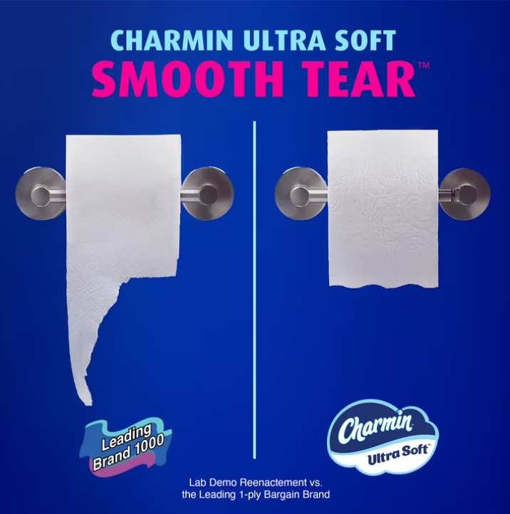 Charmin Toilet Paper Ultra Soft, 24 Mega XL Rolls