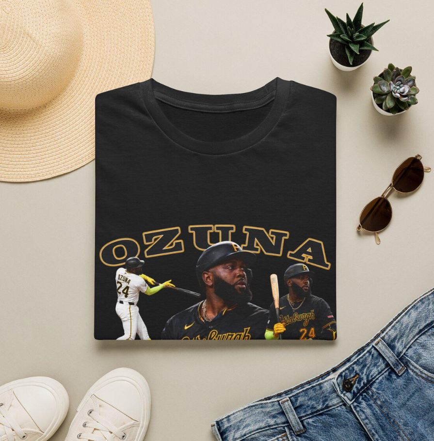 Marcell Ozuna Baseball Player T-Shirt Sports Tribute Tee