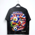 USA Soccer Shirt, USA Football Graphic Tee, American Flag Eagle Shirt, World Cup 2026 Shirt, Patriotic Streetwear Tee, Unisex T-Shirt.