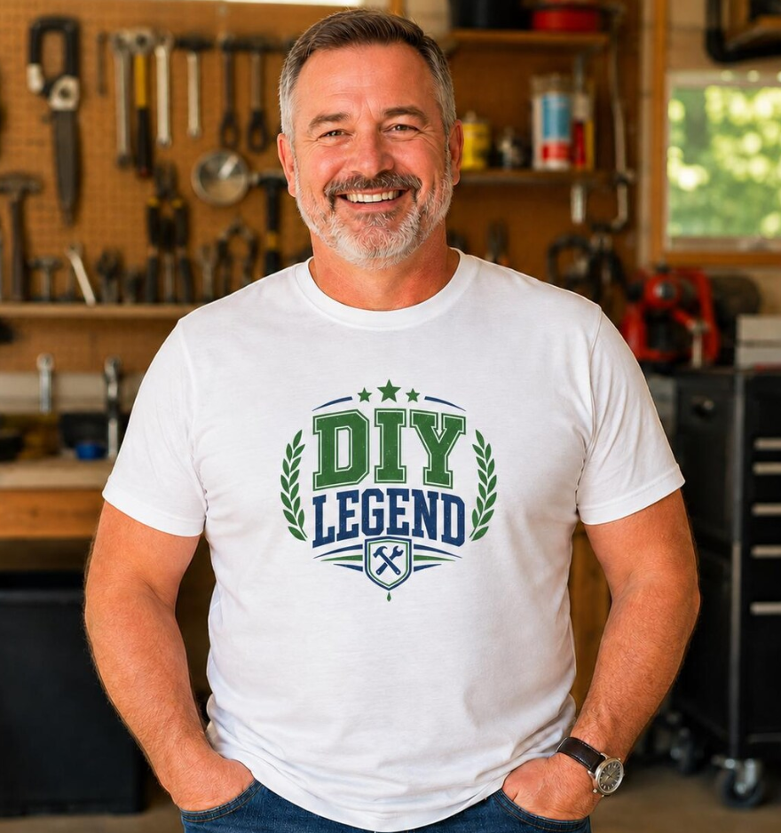 Funny Father’s Day T-Shirt | DIY Legend Graphic Tee for Dad