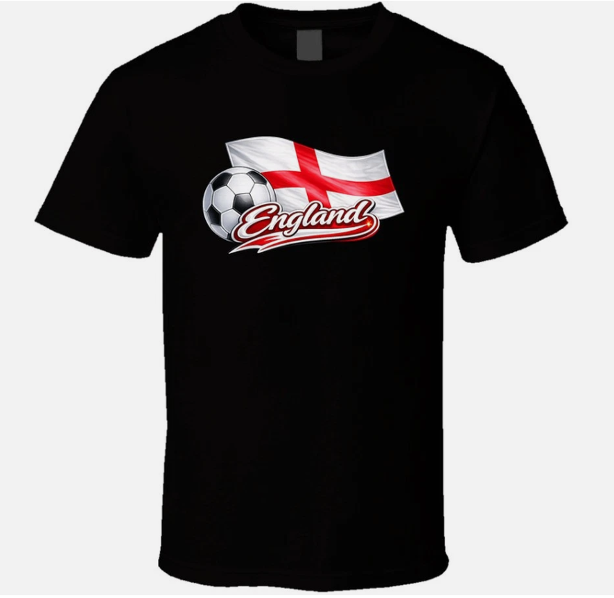 England Soccer Fan T Shirt
