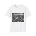 City Aerial of Los Angeles Dodgers Baseball Stadium T-Shirt Urban Sports Stadium Skyline