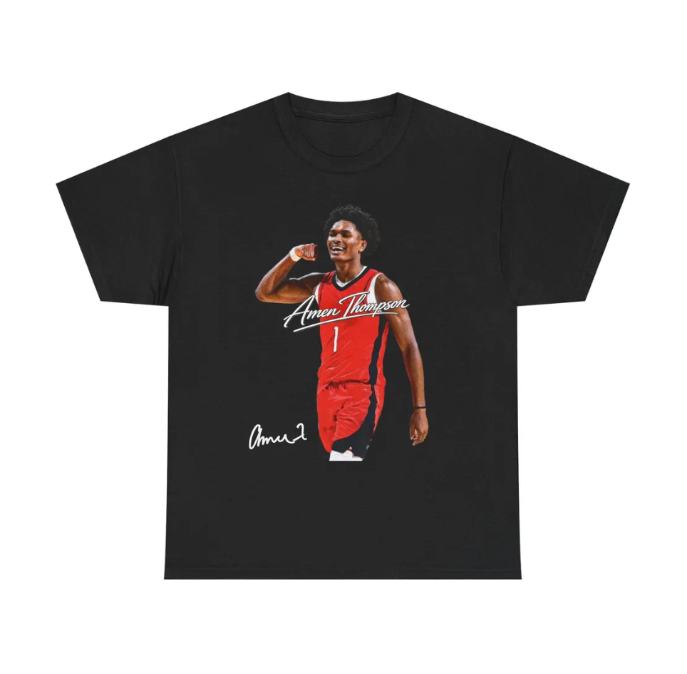 Amen Thompson Houston T Shirt Graphic Tee