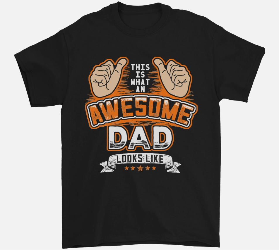 This Is What an Awesome Dad Fathers Day Mens T-Shirt