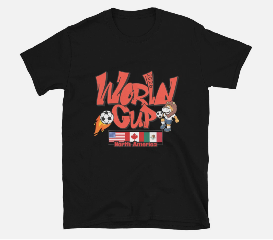 World Cup 2026 Short-Sleeve Unisex T-Shirt World Cup Soccer 26