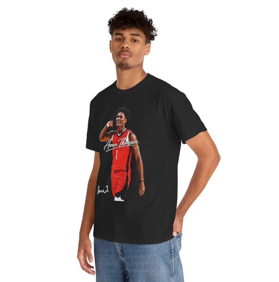 Amen Thompson Houston T Shirt Graphic Tee