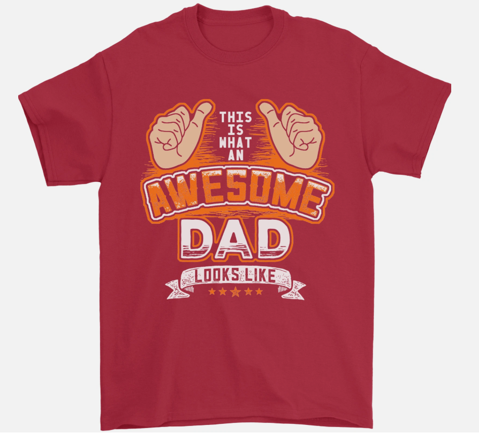 This Is What an Awesome Dad Fathers Day Mens T-Shirt