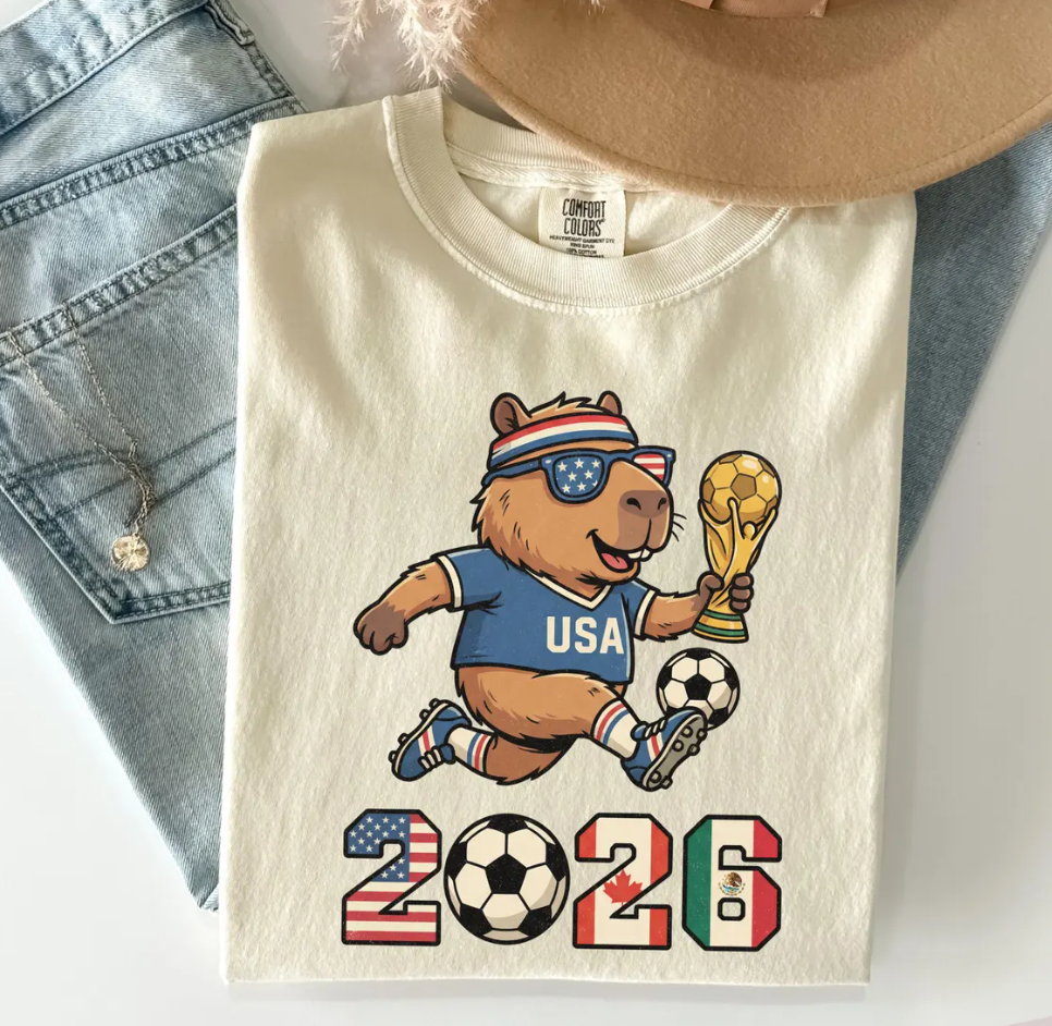 2026 North America Soccer Shirt, Cup Soccer Shirt, USA Shirt, Funny 2026 Soccer Goose Shirt, USA Mexico Canada Football Graphic