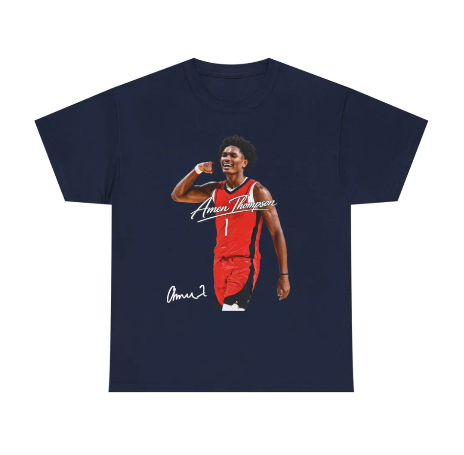 Amen Thompson Houston T Shirt Graphic Tee