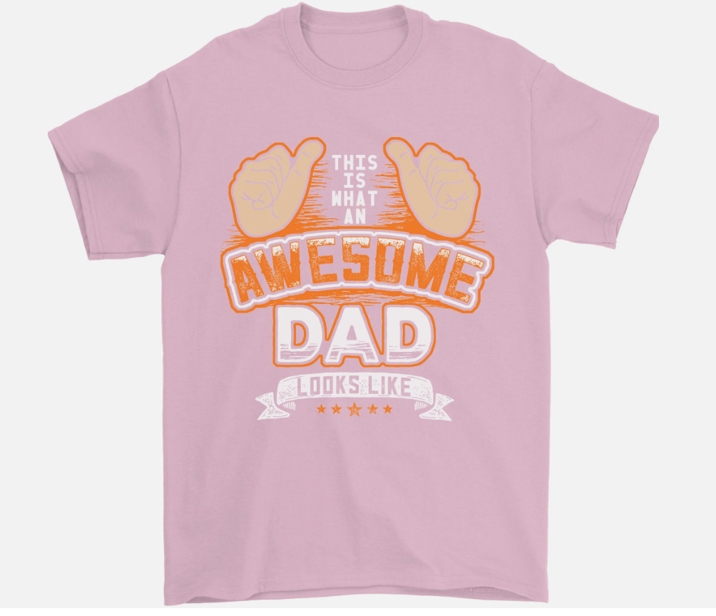 This Is What an Awesome Dad Fathers Day Mens T-Shirt