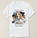 Father's Day Best Dog Dad Personalized Pet Photo T-Shirt