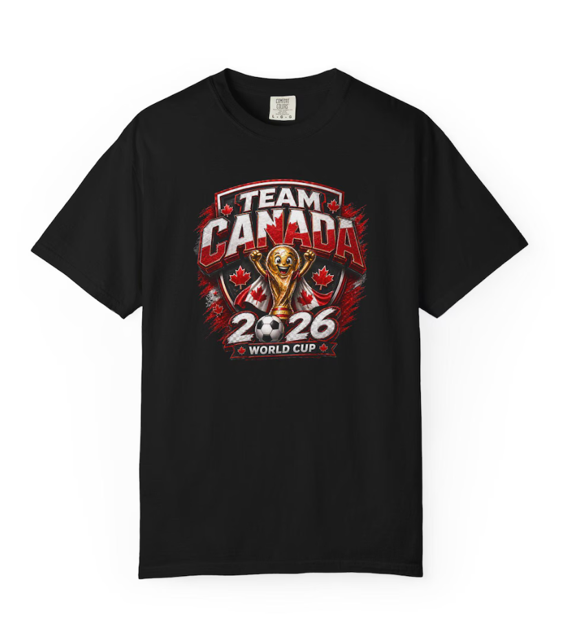 Team Canada 2026 World Cup T-shirt | Soccer Fan Tee | Unisex Football Gift Shirt