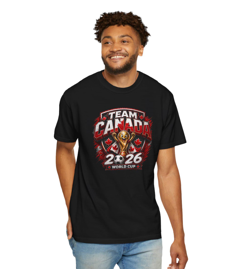 Team Canada 2026 World Cup T-shirt | Soccer Fan Tee | Unisex Football Gift Shirt