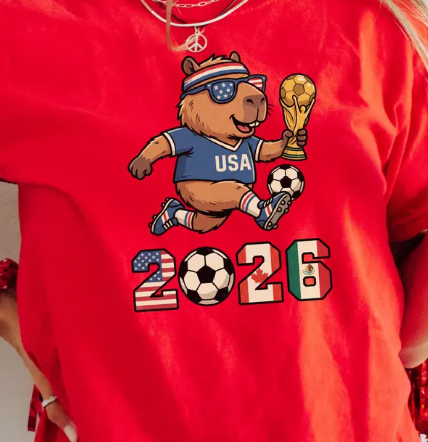 2026 North America Soccer Shirt, Cup Soccer Shirt, USA Shirt, Funny 2026 Soccer Goose Shirt, USA Mexico Canada Football Graphic