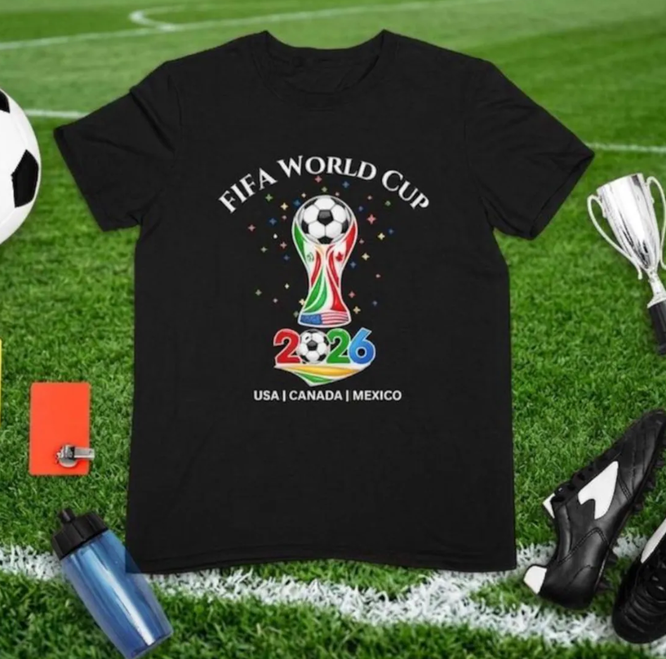 World Cup 2026 Emblem T-Shirt | USA Canada Mexico T-Shirt, Soccer Fan Tee