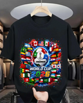 USA Soccer Shirt 2026 World Cup Fan Tee American Flag Football T-Shirt Gifts