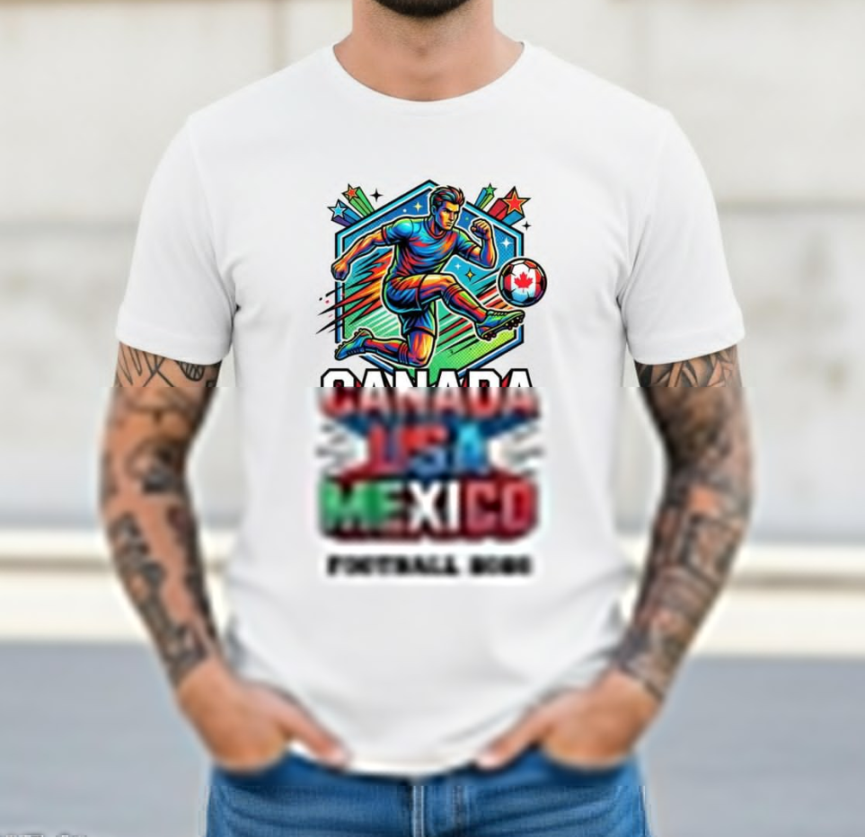 Canada Mexico USA Tee , International Football Tee, Football Fan Gift, Championship 2026 T-Shirt, Sport Fan Tee